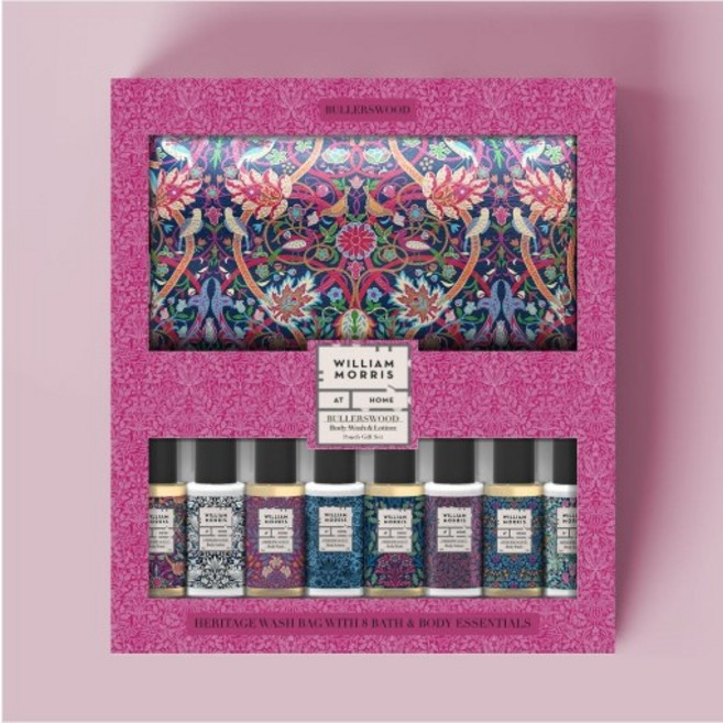윌리엄모리스앳홈 바디워시&로션 파우치 세트 블러스 우드, 1세트