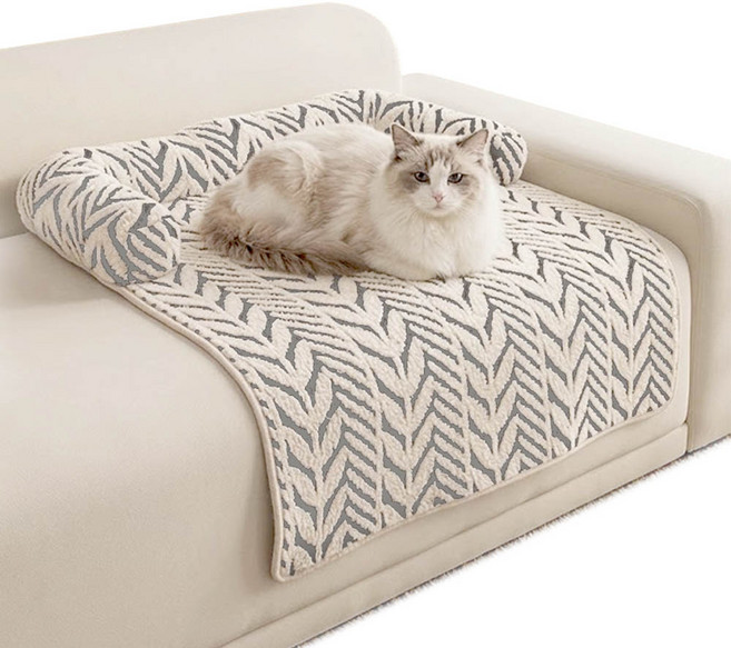 견행묘행 반려동물 강아지 고양이 꿀잠 방석 소파 쿠션, 1개, 그레이