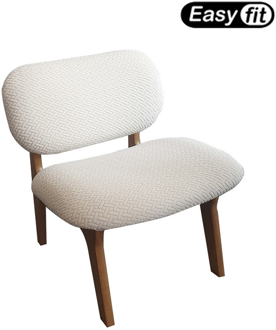 [호환] 한샘포레 의자 커버 천갈이 식탁 의자 리폼 덮개, 아이보리, 의자커버