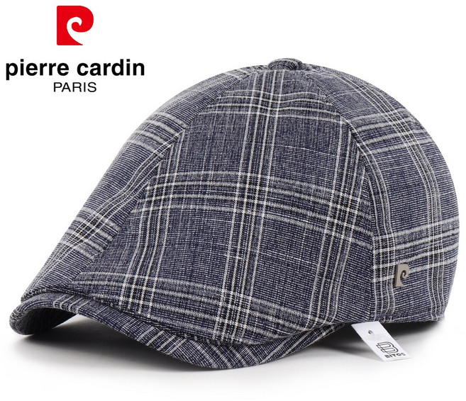 비토스 피에르가르뎅 24S/S 타탄체크 레이온 헌팅캡 간절기 및 여름에 쓰기좋은 파크골프모자