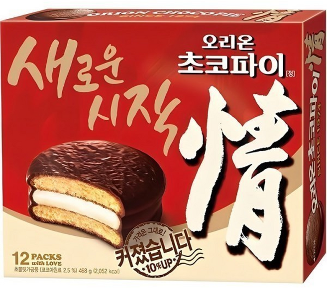 오리온 초코파이, 468g, 2개