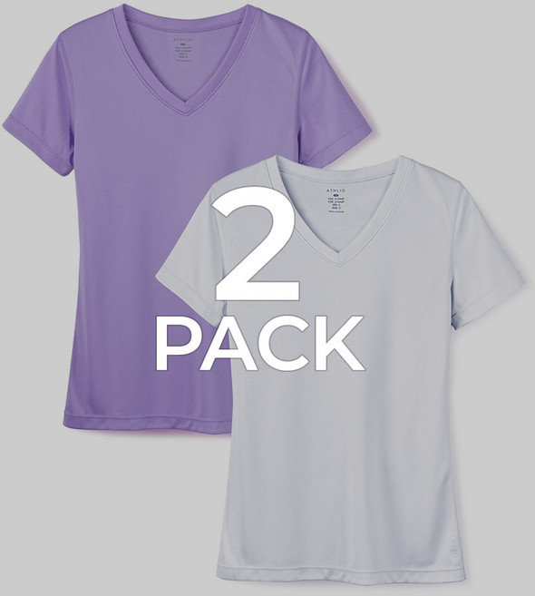 애슬리오 하이퍼드라이 브이넥 반팔 2팩 AO-CFS22