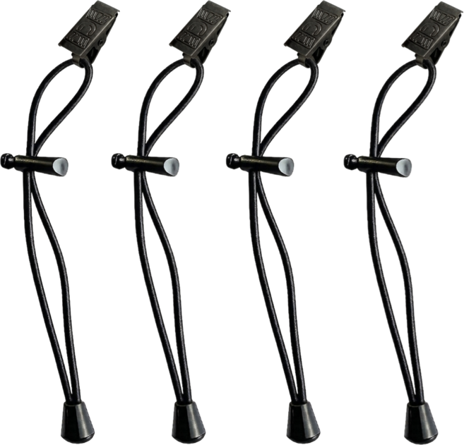 모디상점 바지 밑단 끌림 방지 스트랩, 블랙, 4개