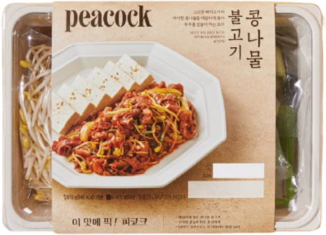 피코크 콩나물 불고기, 870g, 1개