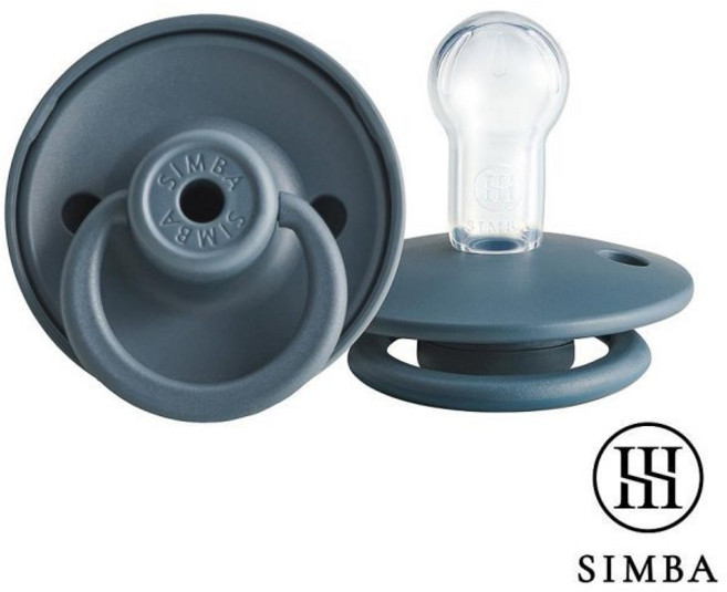 小獅王辛巴 扭扭圓型安撫奶嘴 藍紋乳酪 SW1811, 1個