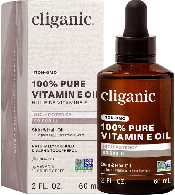 클리가닉 비타민 E 오일 59ml Cliganic Pure Vitamin E Oil, 1개 - 쿠팡