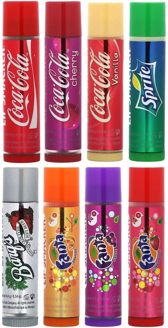 립 스매커 코카콜라 립밤 혼합향 8개입 각 4g LPS-31300 - 쿠팡