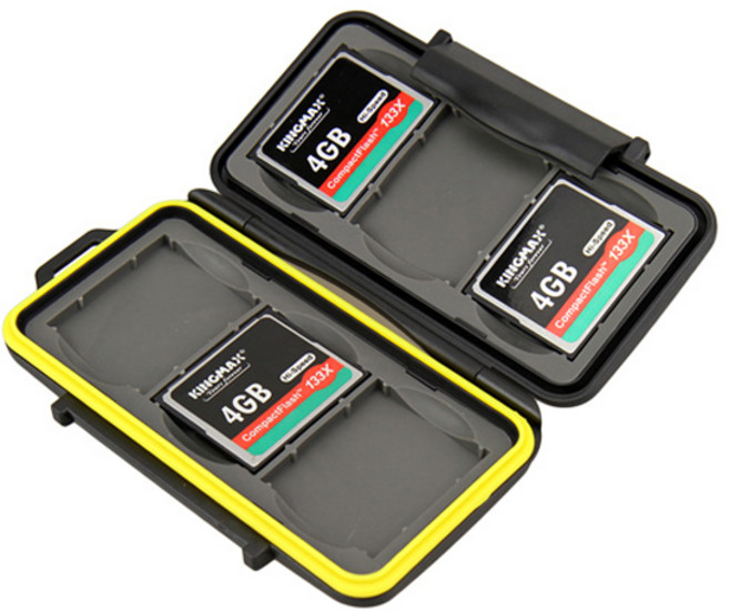 JJC 메모리 멀티케이스 MC-CF6 블랙 (CFx6 수납), 1개