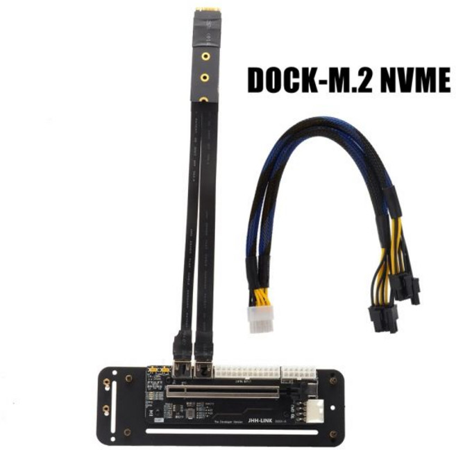외장 그래픽 카드 PCI-E EXP GDC 노트북 비디오 독 도킹 스테이션 M.2 MKey PCIEx4, 02 0.5m _ 07 DOCK-M.2 NVME, 1개