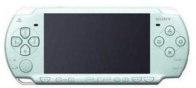 소니 플레이스테이션 포터블(PSP) 2000 시리즈 휴대용 게임 콘솔 시스템(리뉴얼)(펄 화이트), Pearl Seafoam Green
