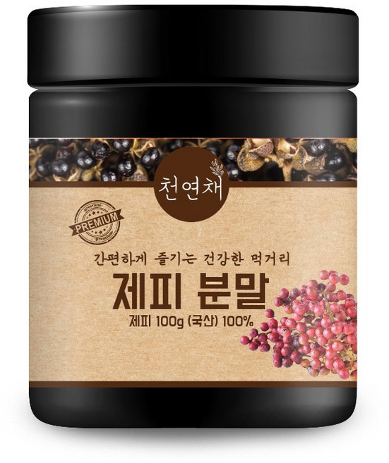 천연채 국산100% 제피가루 초피 분말 100g 누린내제거, 1개