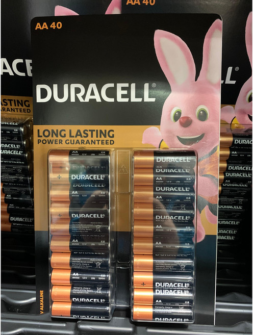 듀라셀 AA 건전지 40개 1세트, 40개입