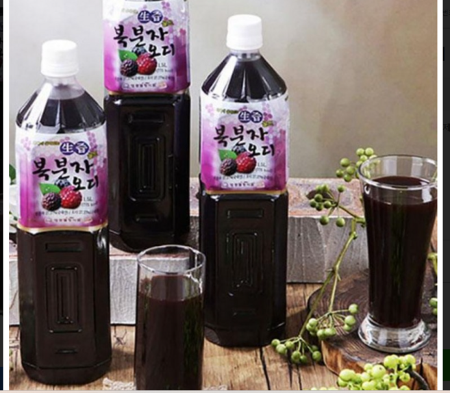 복분자 오디 생즙 1.5L 대용량 건강음료