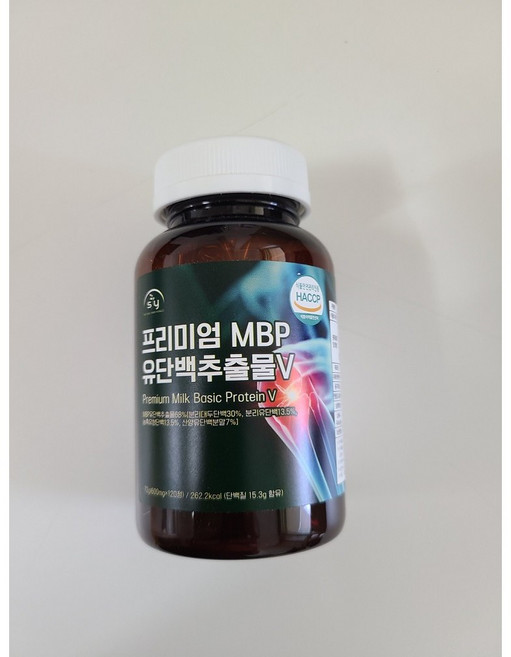 프리미엄 MBP 유단백추출물V 600mg 120정 뼈엔 엠비피 2병, 2개