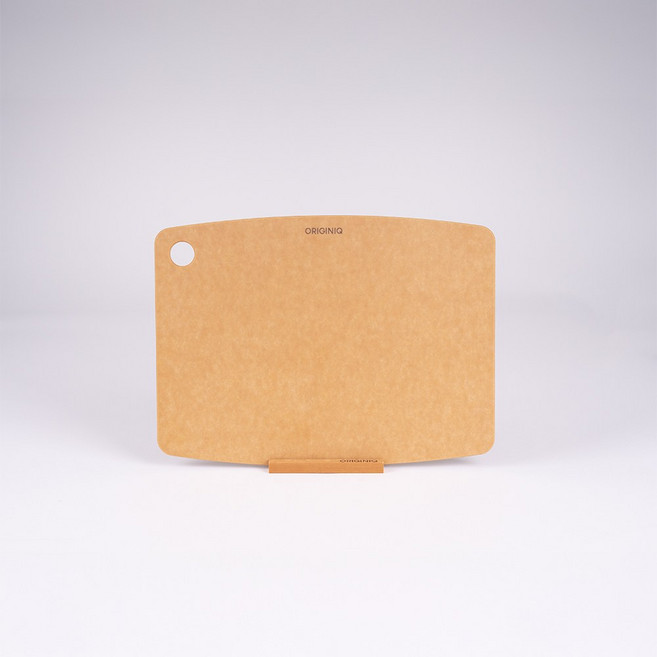 오리지니크 압축 나무 압축 도마 플랫논슬립 내츄럴 L, 1개