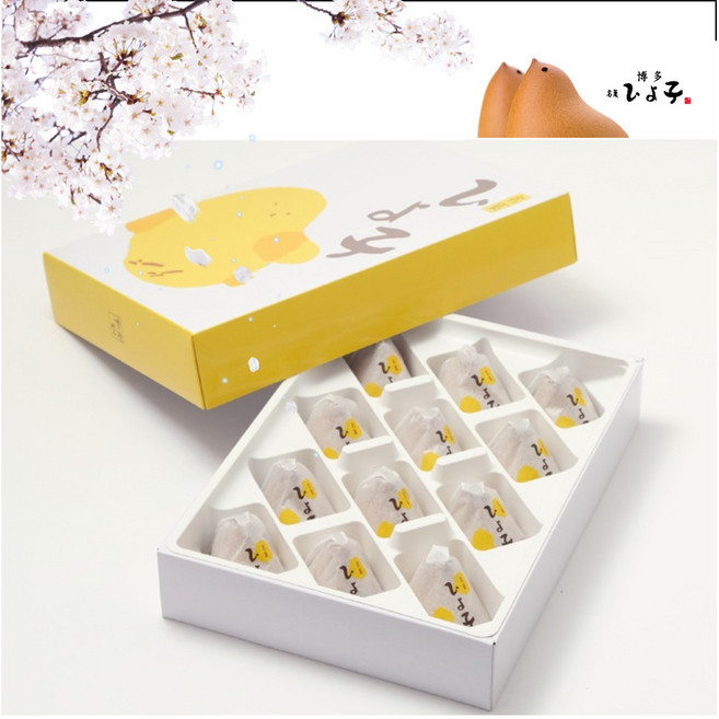 히요코 병아리 만쥬 일본 명과 병아리빵 12개입 By Hiyoko, 1팩(12개입)