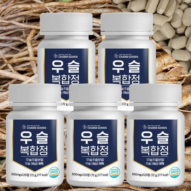 국산 우슬 복합물 우슬추출물 복합정, 120정, 5개
