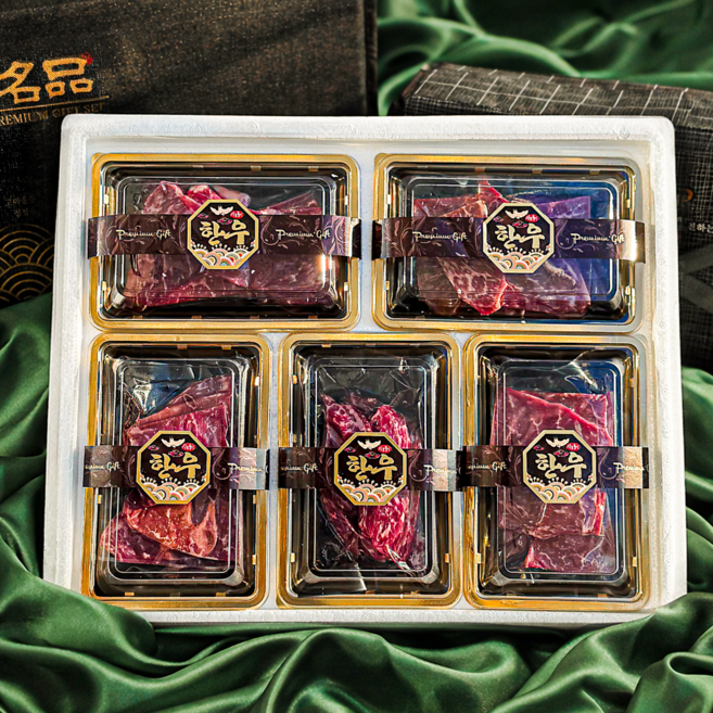 하나농수산연합 한우 선물세트 1++ 구이용 소고기 1kg, 1세트