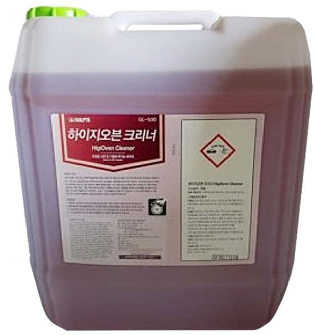 하이지오븐크리너 18.75리터 강력기름때제거 하수구 기름때를 한방에 해결 치킨집 곱창 고기집 고민 대용량 배수구 막힘 주방기름때제거, 1개, 18.75L