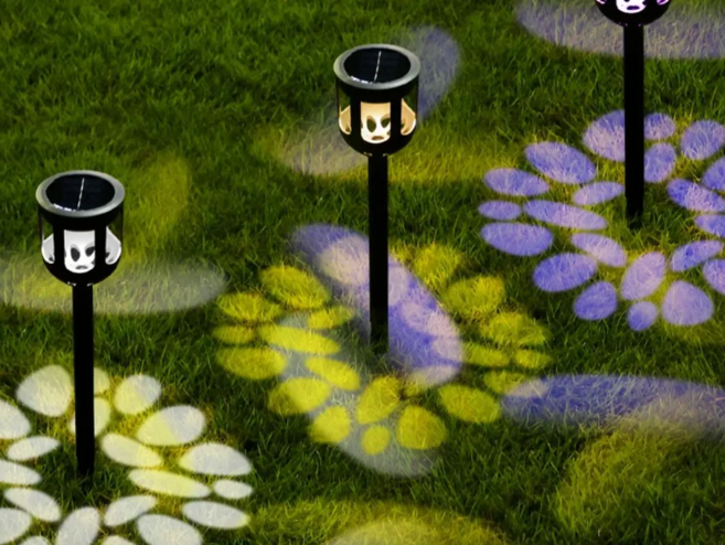 태양광 테라스 조명 정원조명 팬션 조명 야외조명 인테리어 조명 모음, 옵션 11. 로터스 램프