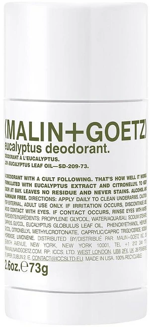 Malin&Goetz 유칼립투스 데오도란트 73g 알루미늄 알코올 베이킹 소다 파라벤 무첨가 동물실험 하지, 1개 - 쿠팡