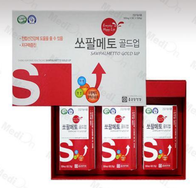 전립선건강도움 아연 망간 옥타코사놀 종근당건강 쏘, 1개, 90정