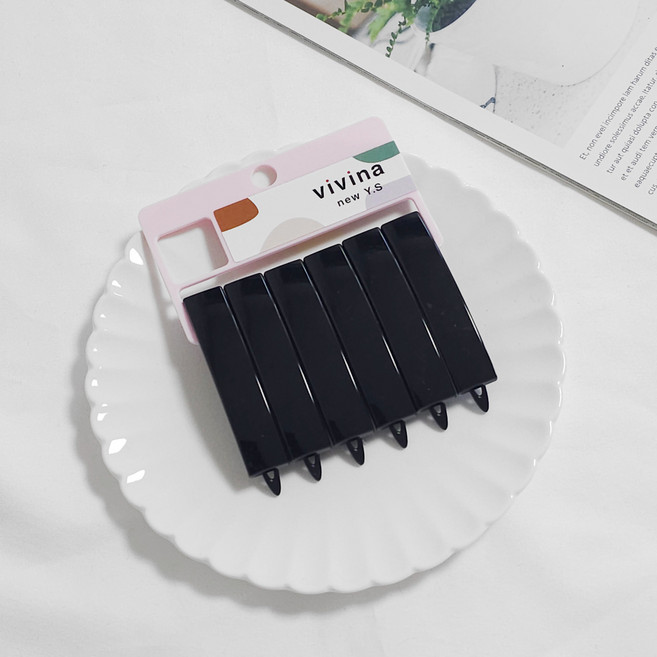 다프네 비비나 굵은 일자핀 머리핀 헤어핀 앞머리핀 옆머리핀 잔머리핀 일자핀 플라스틱핀 수동핀