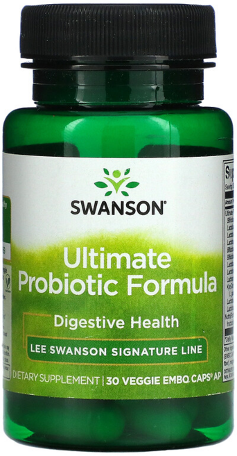 스완슨 프로바이오틱 Ultimate Probiotic Formula 30 Veggie Embo Caps Ap, 1개, 30회분