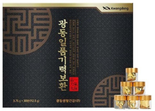 광동 일품기력보환 30환 + 쇼핑백 세트, 112.5g, 1개