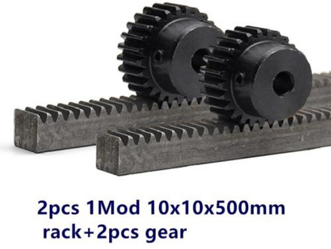 피니언기어 평기어 스퍼 기어 랙 스틸 금속 1Mod 1 모듈러스 10x10x500mm 2 유닛 17 톱니 15 피니언 45 모드, 01 15 _03 5mm