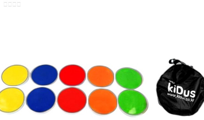 키더스 학교 체육 원마커 10개 플랫마커