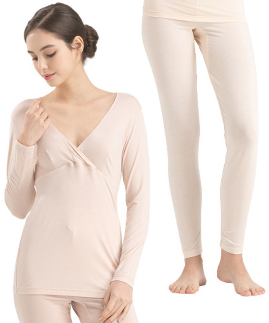 [국내생산] 뉴니끄 텐셀랩 임산부내의 하의 딥베이지 4size