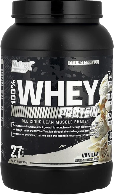 몸관리하세요 겨울입니다 Nutrex Research 100% 유청 단백질 바닐라 913g(2lbs) 특별관리진행, NutrexResearch100유청단백질바닐라913g2, 1개 - 쿠팡