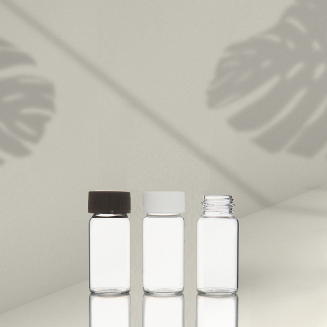 바이알 유리병 샘플 위스키 병 2ml 5ml 10ml 15ml 20ml 25ml 30ml, 100ml(42X110), 테프론, 1개