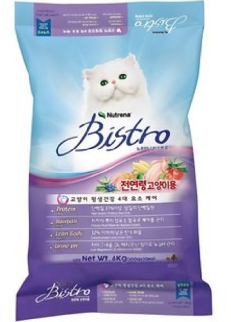 뉴트리나 비스트로 고양이사료6kg / 코스트코반려동물, 4대 호흡 케어, 6kg, 1개