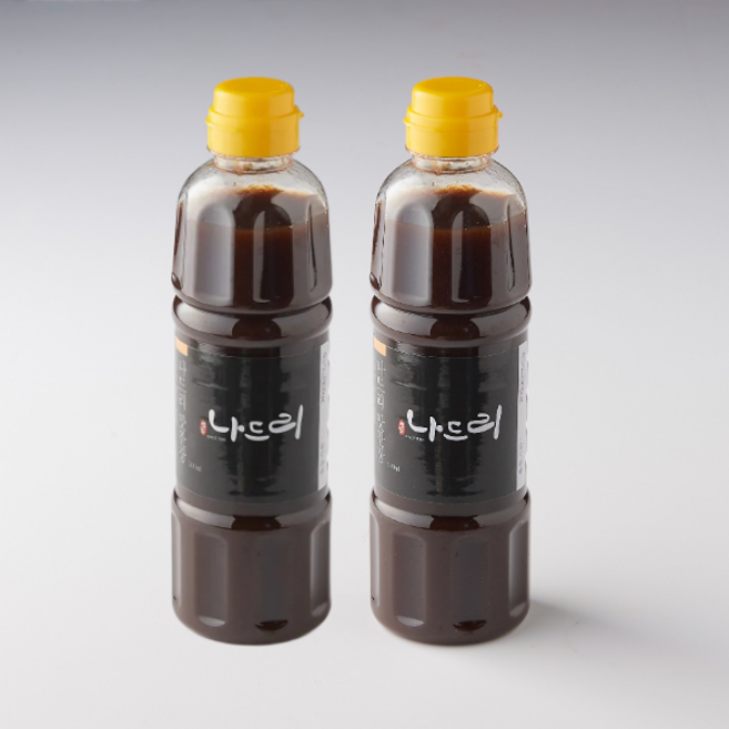 백년가게 40년 3대째 이어온 영주 나드리 맛간장 만능간장 요리간장, 2개, 500ml