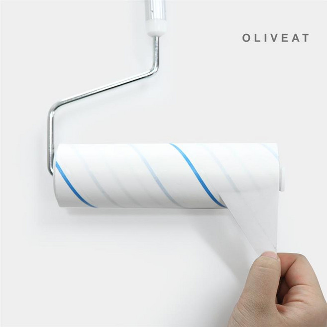 올리브엣 돌돌이 테이프클리너 사선컷팅 리필10롤, 1개