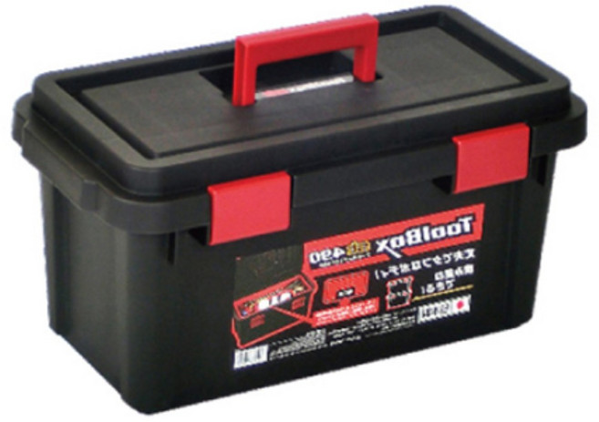 휴대용 수공구함 부품정리 수납박스 피스공구함, 1개