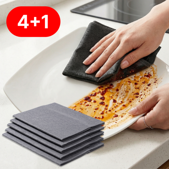 뮈아르 강력흡수 다용도 극세사 요술 행주, 5개