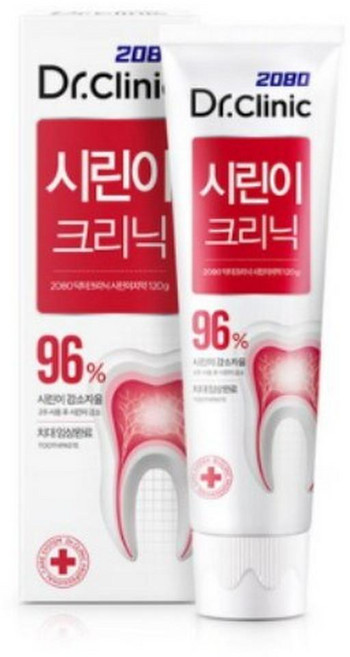 2080 닥터크리닉 시린이 치약, 120g, 5개