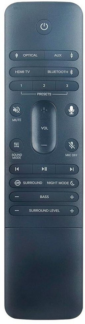 Allimity MRC00023013 교체용 음성 원격 핏 Harman KardON 온 CitatiON MultiBeam 700 SoundBar System 전용 311853