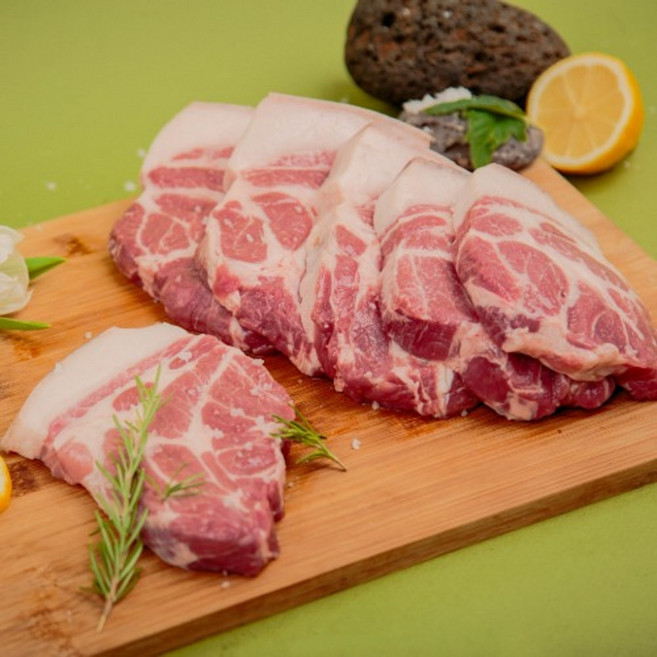 [탐라인] 제주직송 제주 백돼지 목살 500g, 수육용, 1개