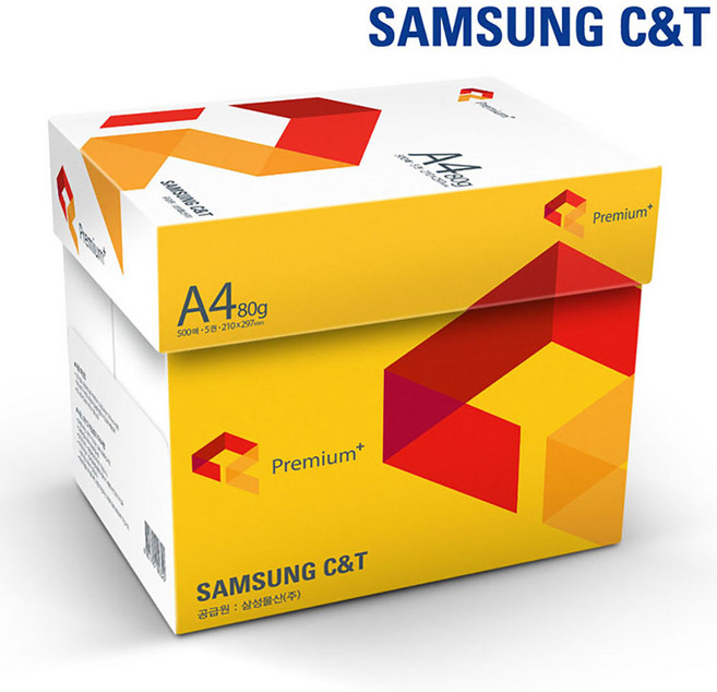 삼성물산 프리미엄 A4 80g 2500매 1박스, 삼성 A4용지 복사용지 80g 2500매 1박스