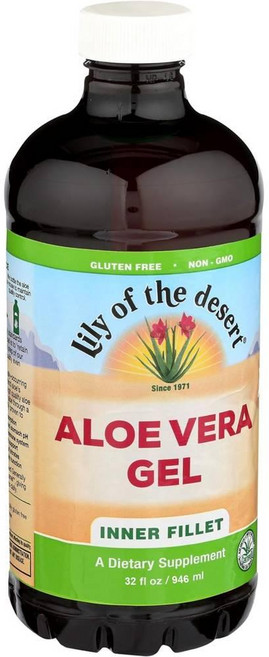 릴리오브더데저트 알로에베라 젤 이너 필렛 946ml 32fl oz, 1개