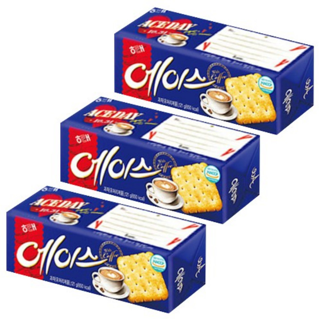 해태제과 에이스, 93g, 3개