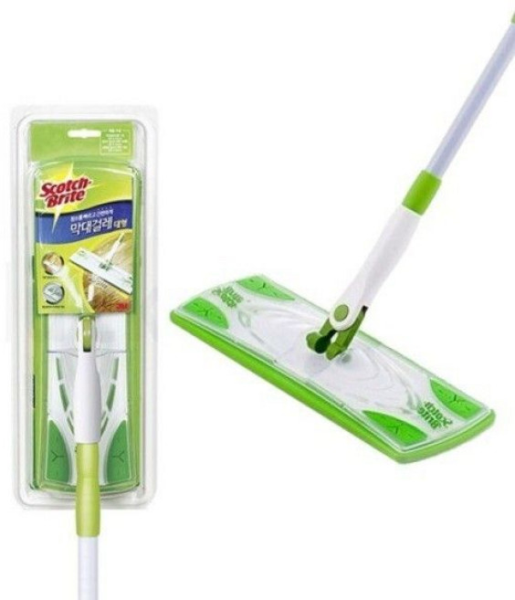 3M 스카치브라이트 막대걸레 대형 35cm 밀대 물걸레, 1개