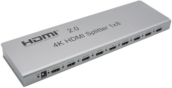 1:8 HDMI 2.0 분배기 BT550, 1개