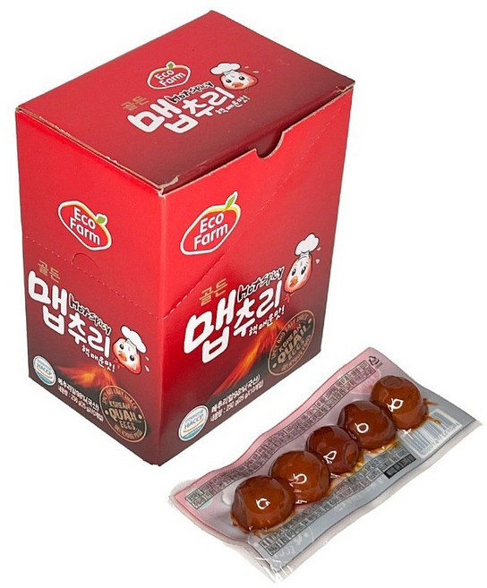 골든 맵추리 핵매운맛 메추리알, 10개