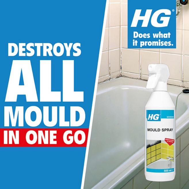 에이치지 몰드 스프레이 강력 곰팡이 클리너 제거제, 1개, 500ml