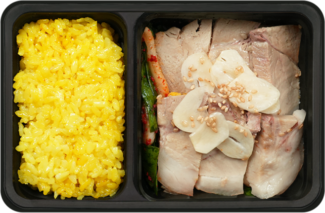 [샐러드보울] 넉넉소반 체육관 도시락 16종 골라담기 11. 촉촉한 보들수육, 20개, 303g